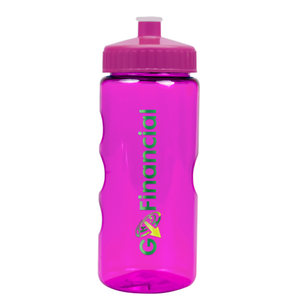 Custom Screw Top Small Water bottle - Translucent fuchsia