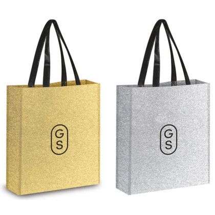 Custom Large Glitter Tote Bag