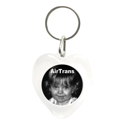 Custom Snap-In Heart Keytag 