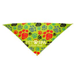 Custom rPET Full Color Sublimated Pet Bandana - Large