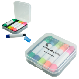 Custom Wax Highlighter Set with Logo Custom Wax Highlighter Set with Logo
