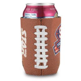 Custom Football Can Cooler Custom Football Can Cooler