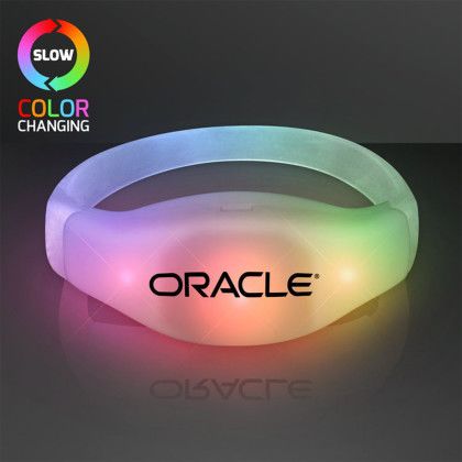 Custom  Stretchy Light Bracelets, Slow Color Change LED