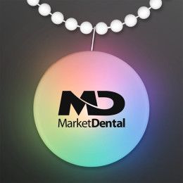 Custom Round Light Clip, Color Change LED with White Beads Custom Round Light Clip, Color Change LED with White Beads