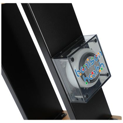 Custom Indigo Light-Up Wireless Speaker - Clear In Use Custom Indigo Light-Up Wireless Speaker - Clear In Use