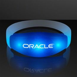Custom Orange LED Steady Illumination Stretch Bracelet Custom Orange LED Steady Illumination Stretch Bracelet
