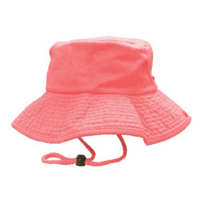 Custom Bucket Hat - Embroidered - Coral Custom Bucket Hat - Embroidered - Coral