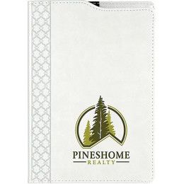 Custom Full Color Montabella Journal 5.85 x 8.75 - White Custom Full Color Montabella Journal 5.85 x 8.75 - White