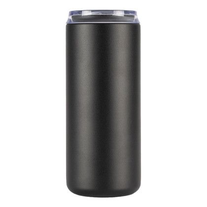 Custom Laser Engraved Saratoga Slim Tumbler 20 oz - Black Back View Custom Laser Engraved Saratoga Slim Tumbler 20 oz - Black Back View