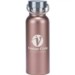 Custom Excursion Stainless Steel Bottle 17 oz - Rose Gold 