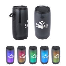 Custom Nova Light-Up Waterproof 5W Wireless Speaker - Black
