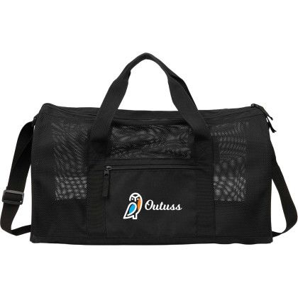 Custom Mesh Recycled Duffle Bag