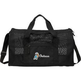 Custom Mesh Recycled Duffle Bag Custom Mesh Recycled Duffle Bag