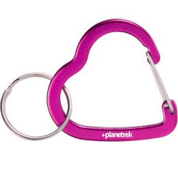 Custom Heart Carabiner - Pink