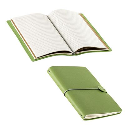 Custom Memoir Softcover Journal - Green Custom Memoir Softcover Journal - Green