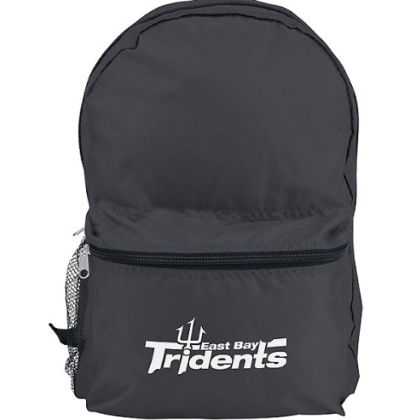 Custom Budget Ripstop Backpack - Grey 