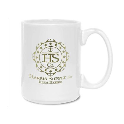 Custom Jumbo Coffee Mug 15 oz - White Custom Jumbo Coffee Mug 15 oz - White