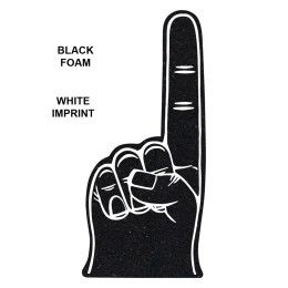Custom Classic #1 Finger Foam Mini - Black