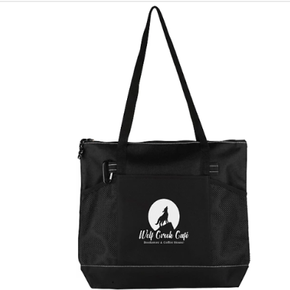 Custom Premium Zippered Tote - Black Custom Premium Zippered Tote - Black