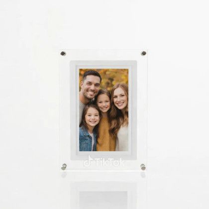 Custom 7 Inch Acrylic Digital Frame - Front View