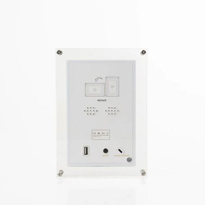 Custom 7 Inch Acrylic Digital Frame - Back View