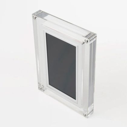Custom 7 Inch Acrylic Digital Frame - Side View