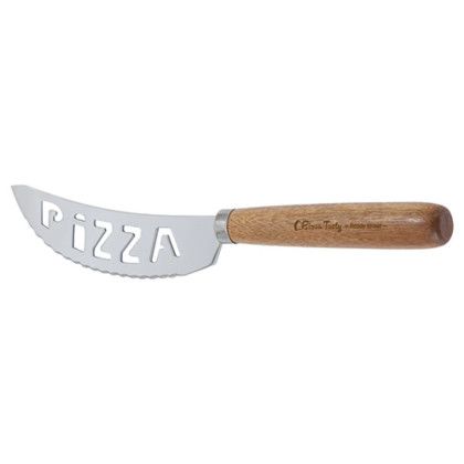 Custom Tuscany 2-Piece Pizza Cutter Set - Brown with Knife Custom Tuscany 2-Piece Pizza Cutter Set - Brown with Knife