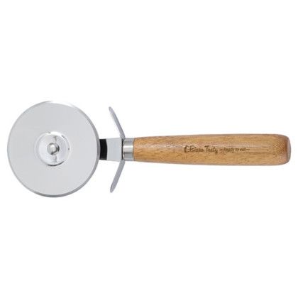 Custom Tuscany 2-Piece Pizza Cutter Set - Brown with Cutting wheel Custom Tuscany 2-Piece Pizza Cutter Set - Brown with Cutting wheel