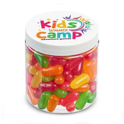 Custom 4 oz Jar of Mike & Ike Jelly Beans Custom 4 oz Jar of Mike & Ike Jelly Beans