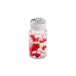 Custom 1.3 oz Bottle of Hearts - Assorted Custom 1.3 oz Bottle of Hearts - Assorted