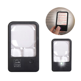 Custom Best Buddy Tools Rechargeable LED Pocket Magnifier 