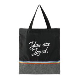Custom Rainbow RPET Convention Tote