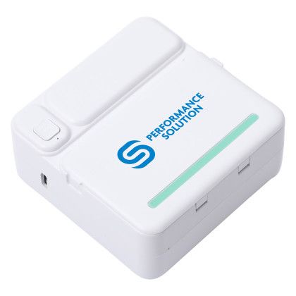 Custom Stub Portable Wireless Phone Printer - Side View