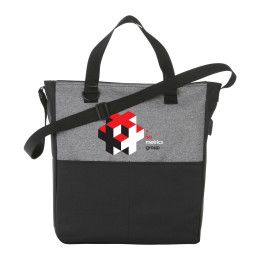 Custom Cameron Convention Tote w/ USB Port Custom Cameron Convention Tote w/ USB Port