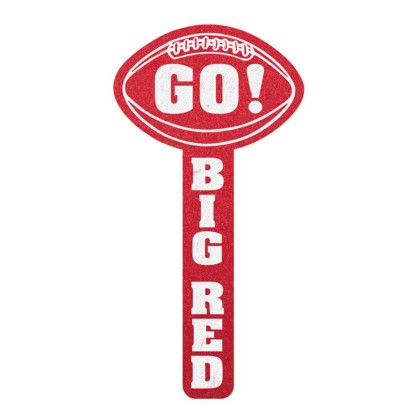 Custom 15" Football Foam Cheerstick - Red