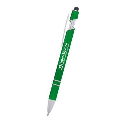 Custom Rexton Incline Stylus Pen - Metallic Green 