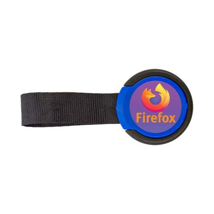 Custom Phone Ring Stand With Loop -Blue