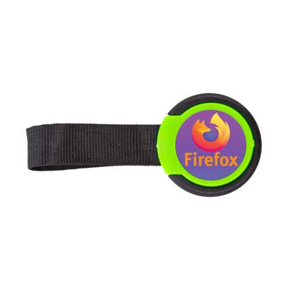 Custom Phone Ring Stand With Loop - Lime green