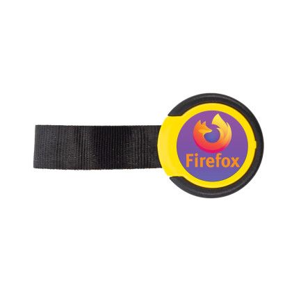 Custom Phone Ring Stand With Loop - Yellow