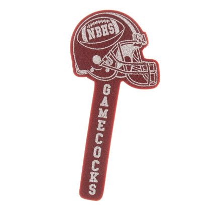 Custom 15" Helmet Foam Cheerstick - Red