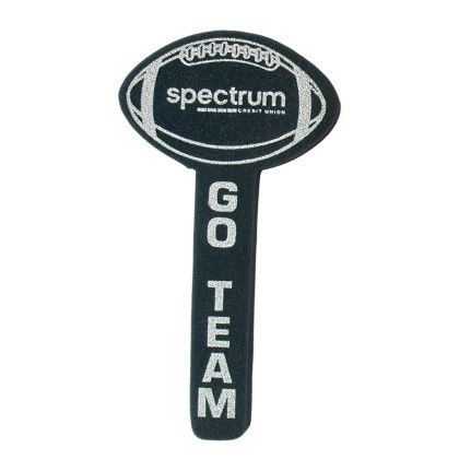 Custom 15" Football Foam Cheerstick - Navy blue