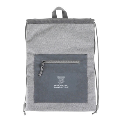 Custom Dove Drawstring Backpack - Front View Custom Dove Drawstring Backpack - Front View