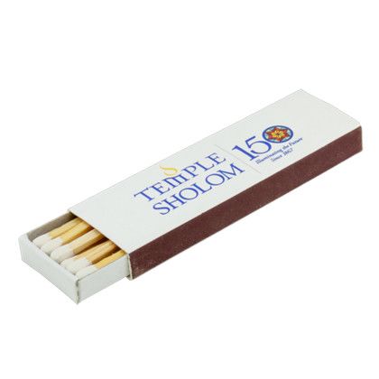 Custom 3" Wood Match 12 Pack - Design 1 Custom 3" Wood Match 12 Pack - Design 1