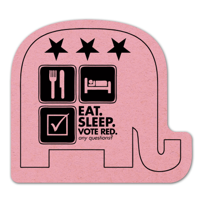 Custom Elephant Compressed Sponge - Pink