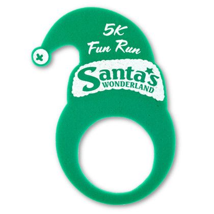 Custom 14" Foam Santa/Elf Visor - Kelly green Custom 14" Foam Santa/Elf Visor - Kelly green