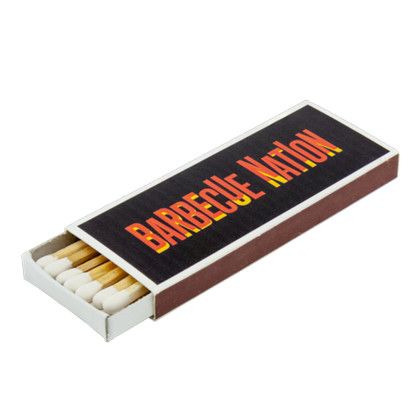 Custom 3" Wood Match 17 Pack - Front View - Design 1 Custom 3" Wood Match 17 Pack - Front View - Design 1