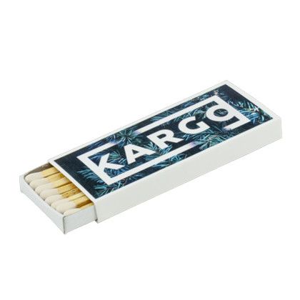 Custom 3" Wood Match 17 Pack - Front View - Open View Custom 3" Wood Match 17 Pack - Front View - Open View