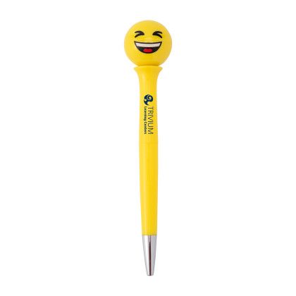 Custom Emoji Pen - Yellow With Laugh Custom Emoji Pen - Yellow With Laugh