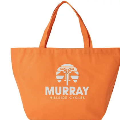 Custom Budget Grocery Tote - Orange 