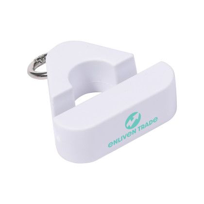 Custom Triangle Phone Stand - White Custom Triangle Phone Stand - White